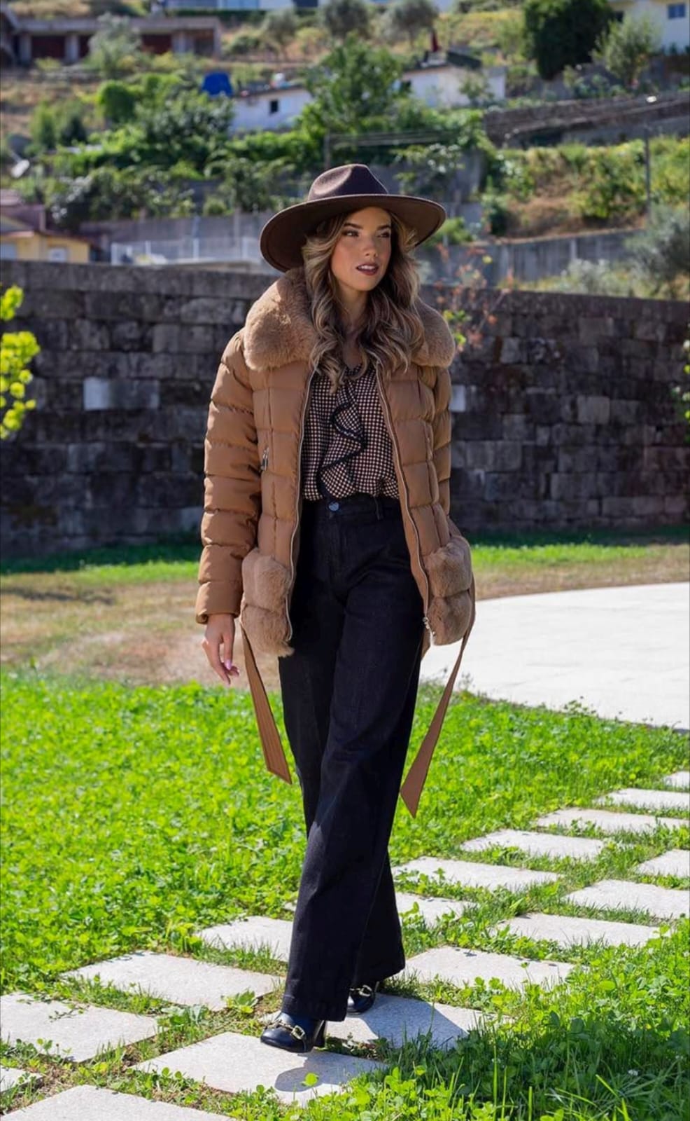 Casaco Acolchoado com Pêlo