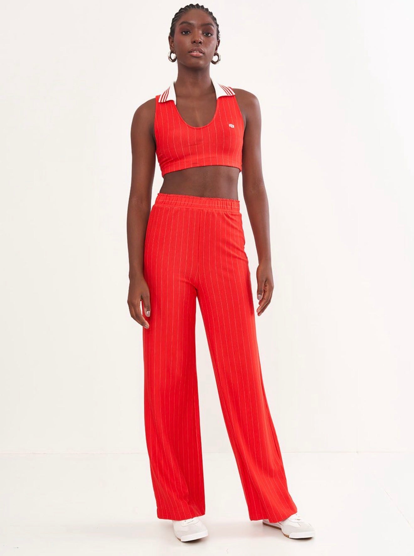 Conjunto Colcci Vermelho Risca