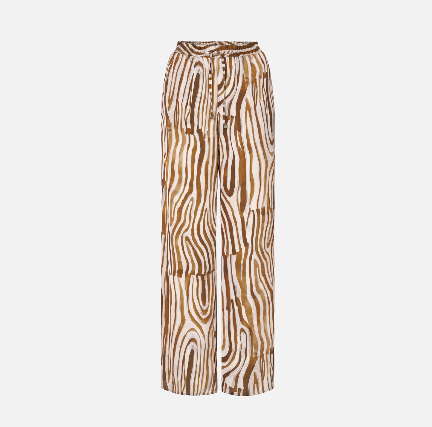 Calça estampada fluída