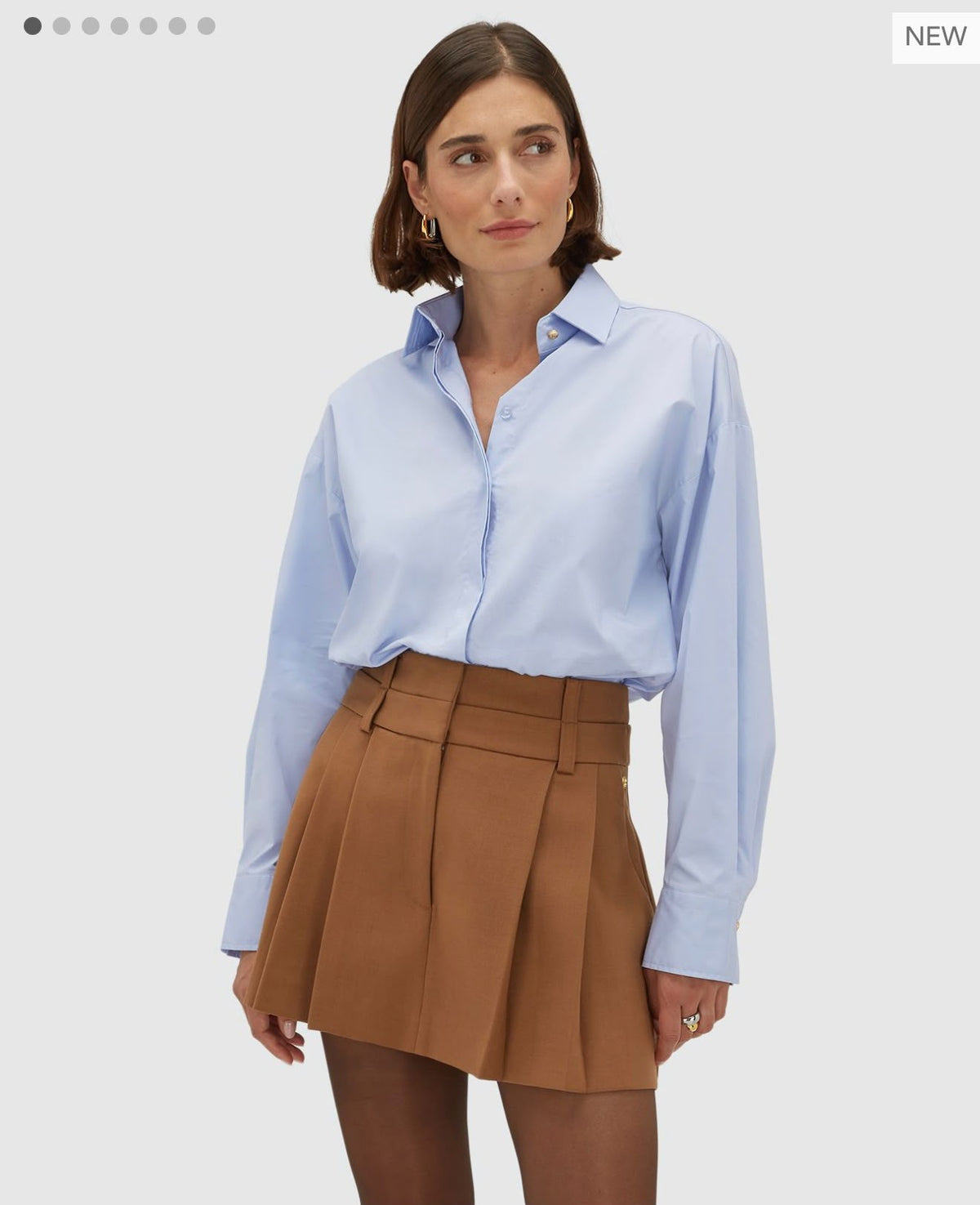 Blusa oversized JV-LAURI - azul claro