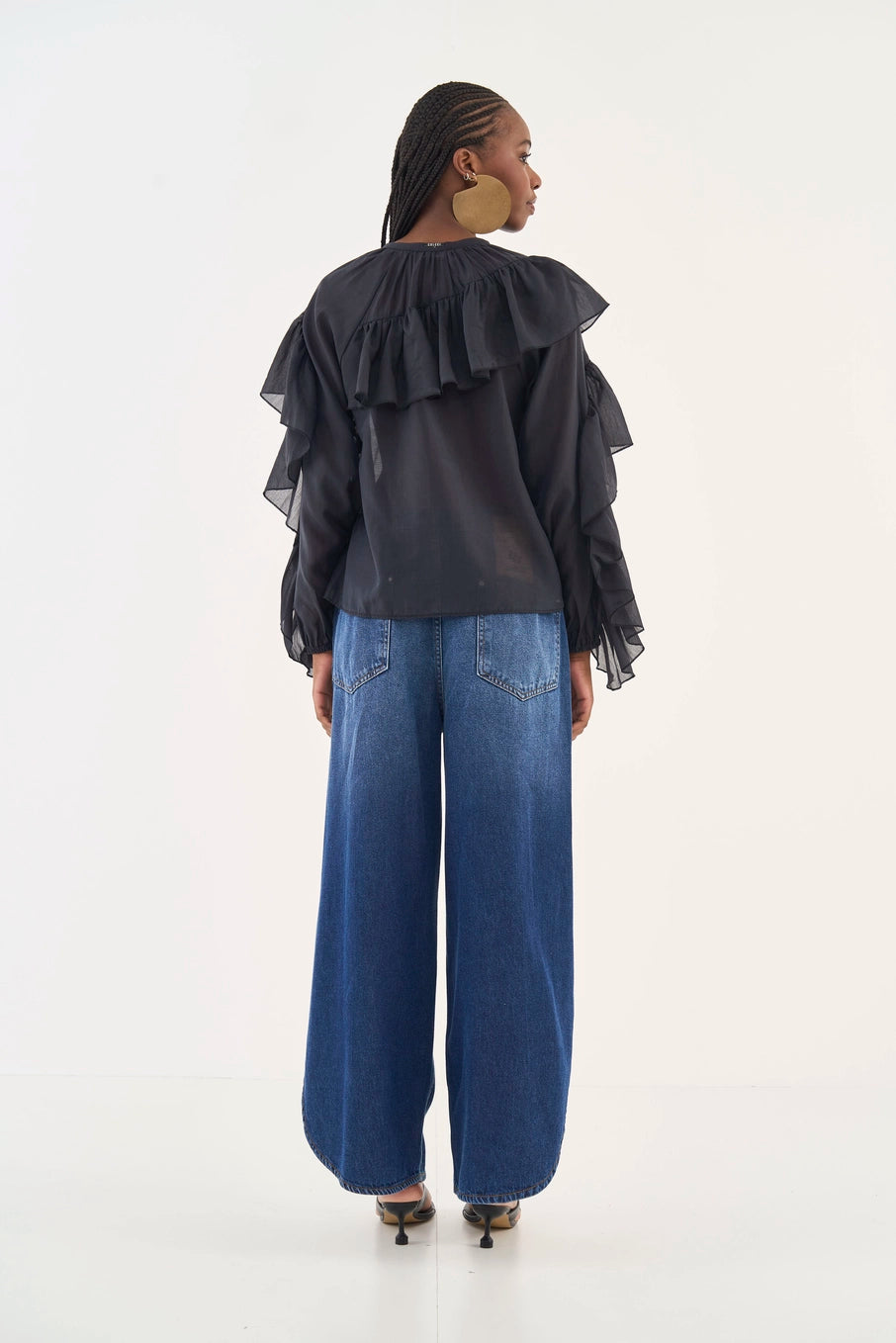 Calça Jeans Wide Leg