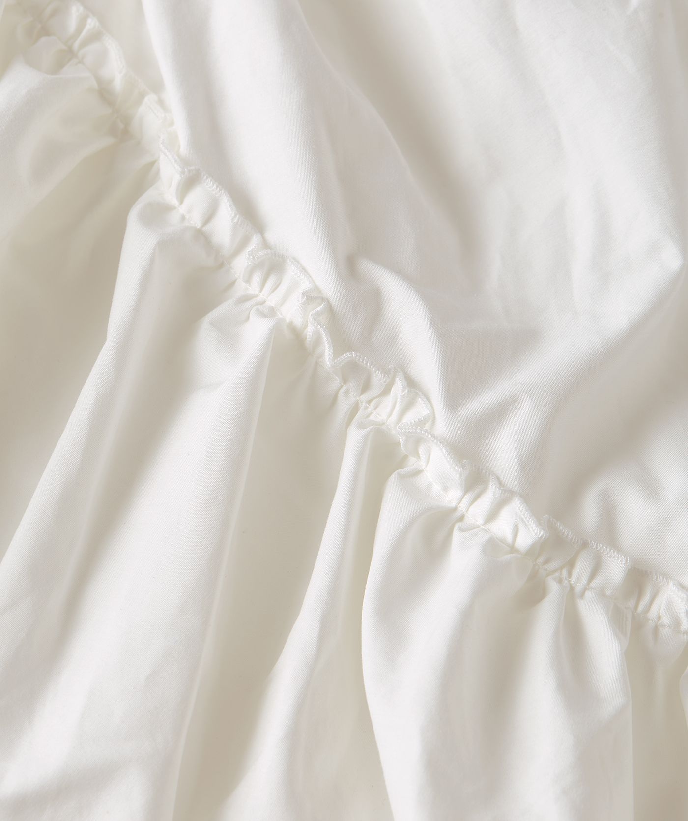 Saia maxi de cintura alta TARRANT - branco-creme
