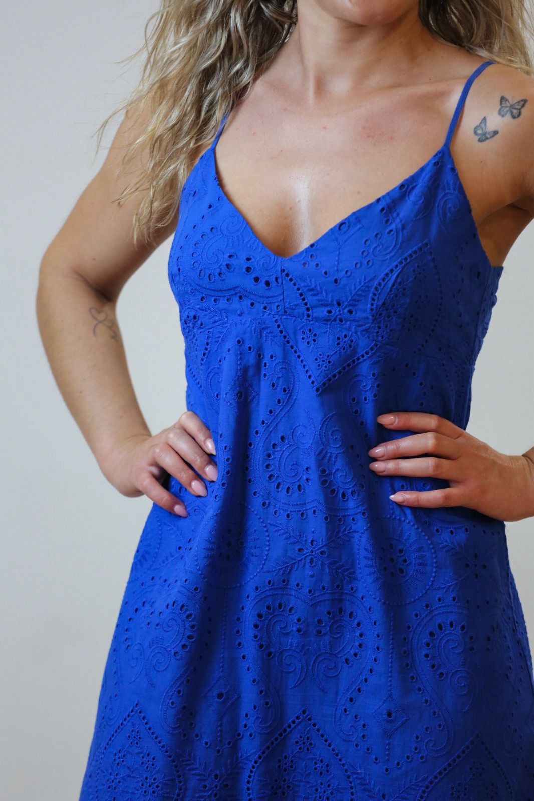 Vestido Midi Bordado Inglês
