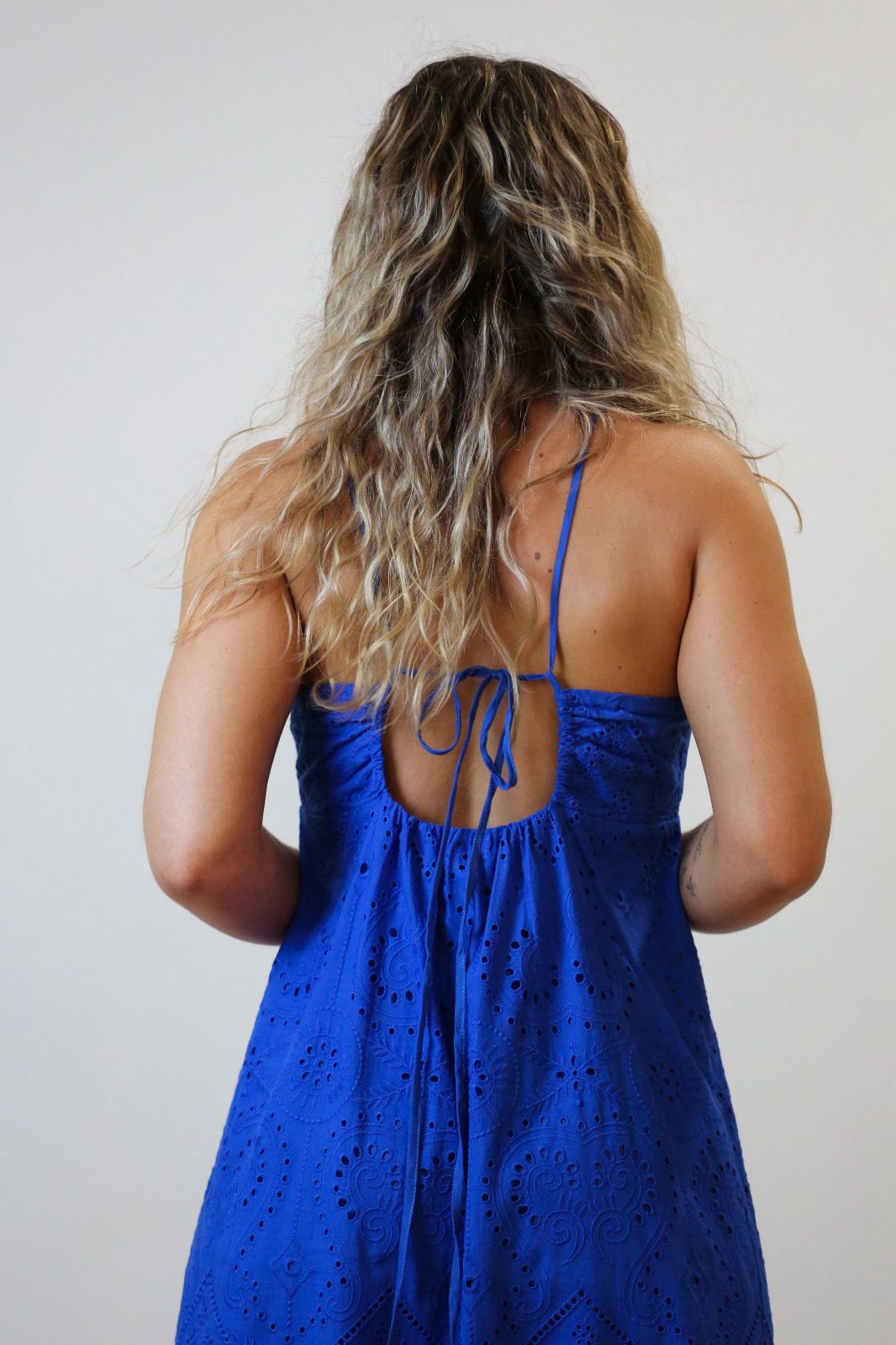 Vestido Midi Bordado Inglês