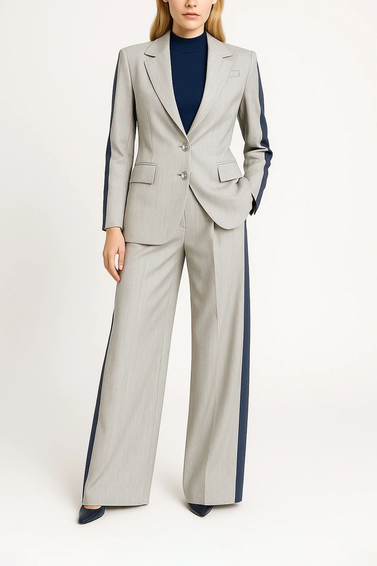 Blazer Bicolor de Alfaiataria