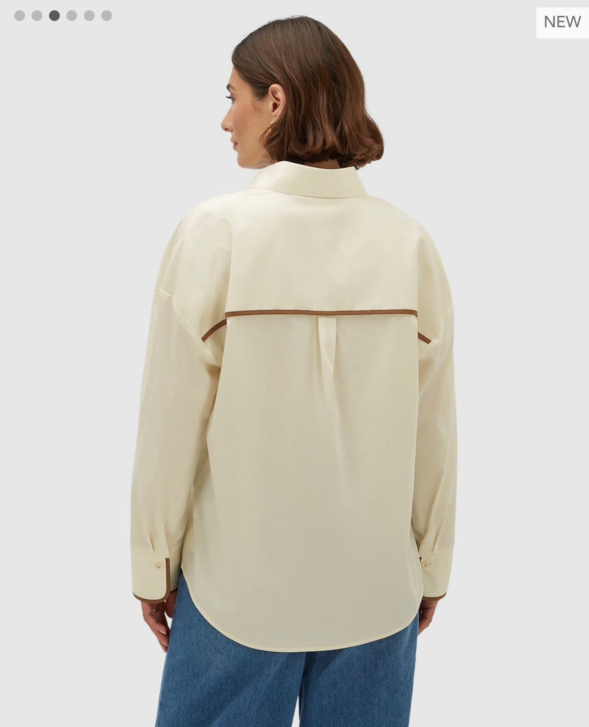 Blusa oversized - branco nuvem