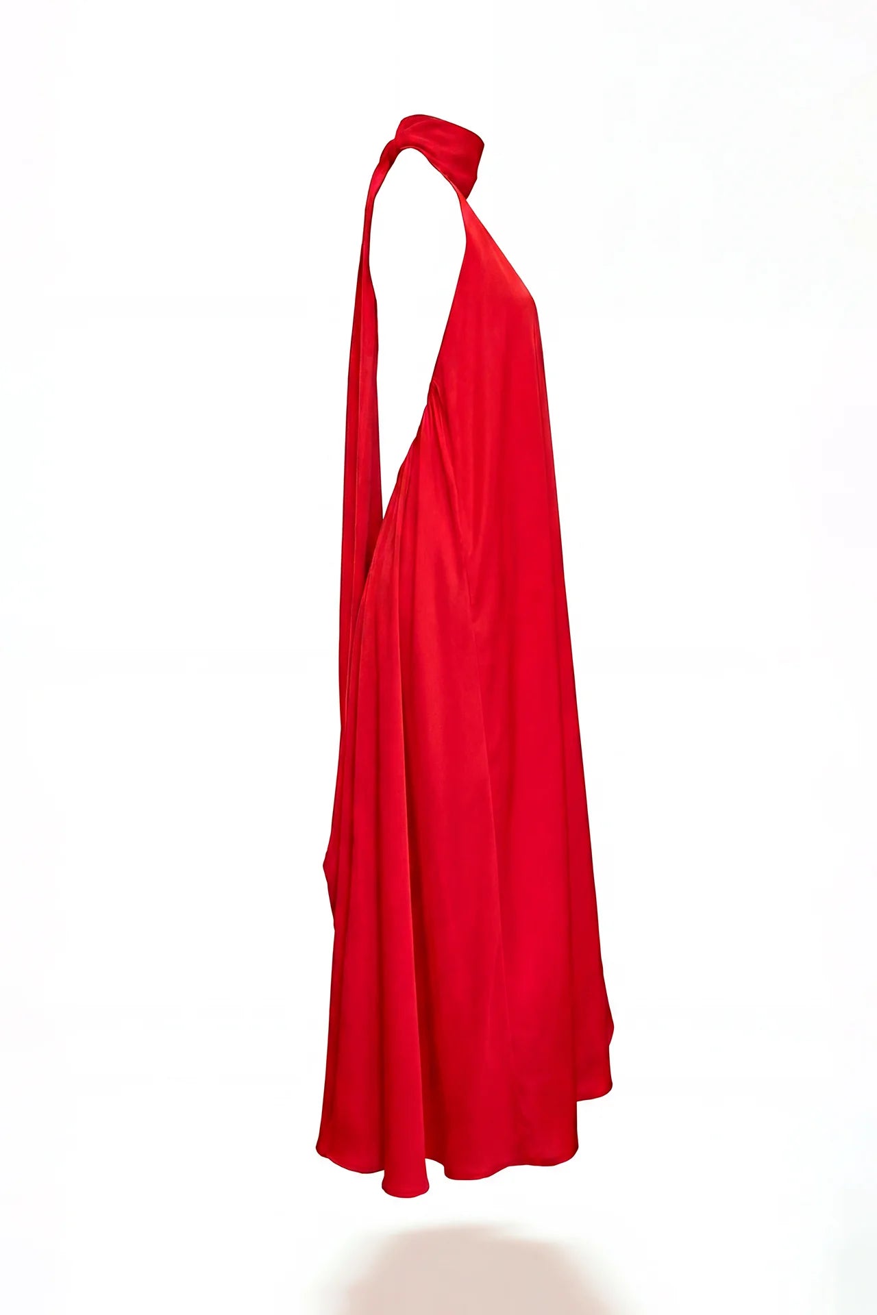 Vestido Halter Acetinado