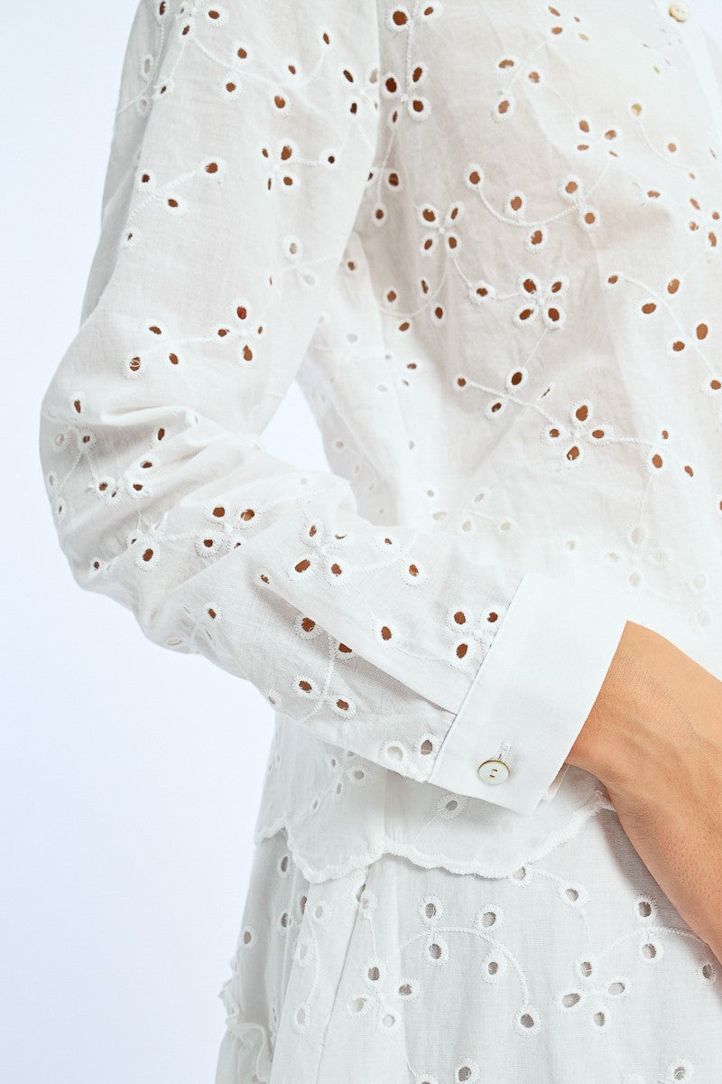 Blusa bordada inglesa
