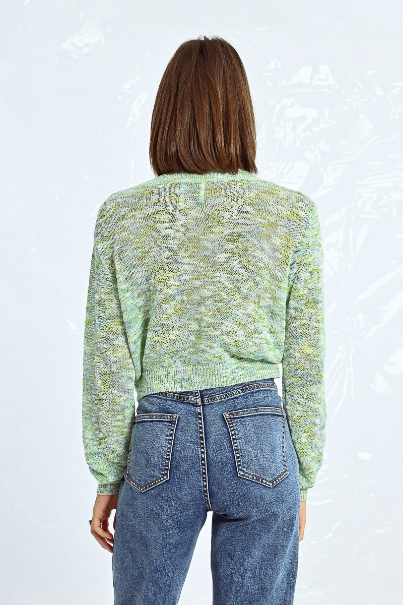 Cardigan texturizado