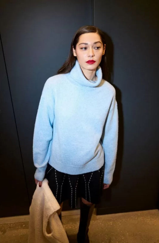 Camisola de gola alta oversized