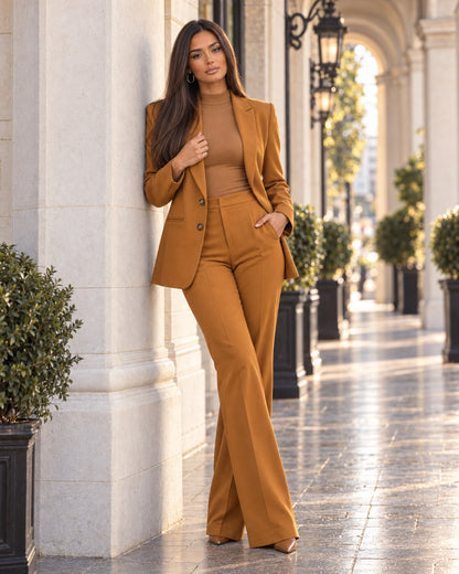 Conjunto Alfaiataria Colcci Blazer & Calça Flare