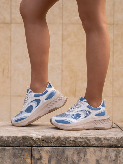 Ténis Chunky Denim & Shine