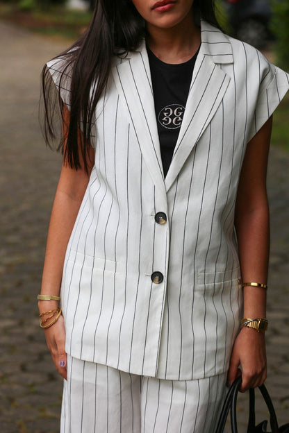 Conjunto Risca de Giz Off White