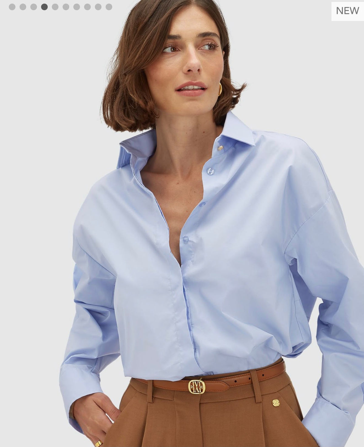 Blusa oversized JV-LAURI - azul claro