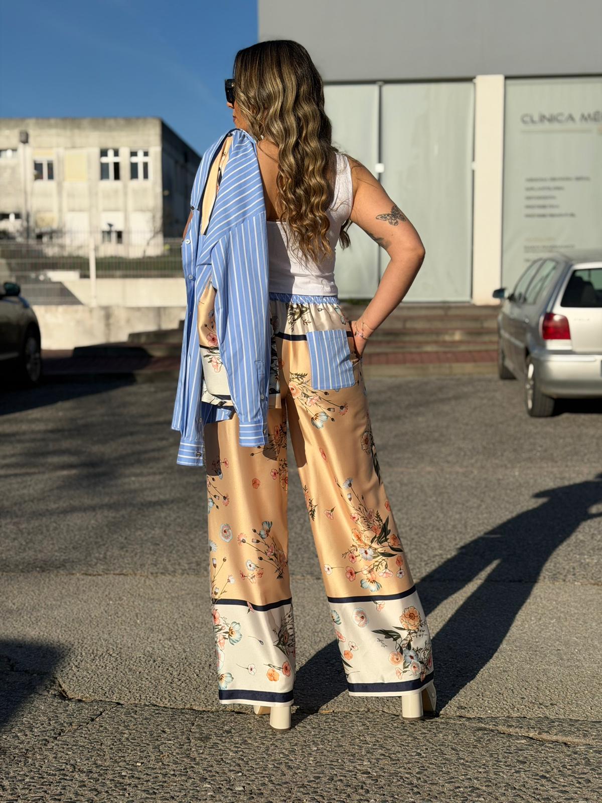 Calça Fluida Floral