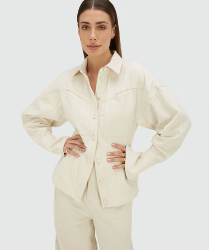 Blusa ajustada MICAH - cru