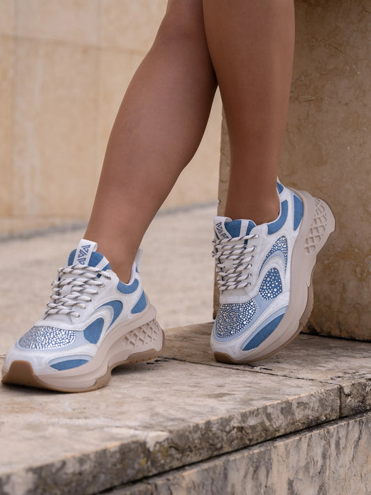 Ténis Chunky Denim & Shine