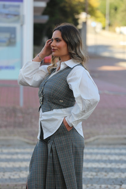 Colete Xadrez Feminino