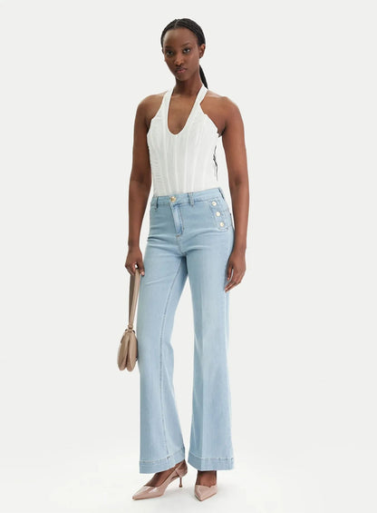 Calça de Ganga Up Flare