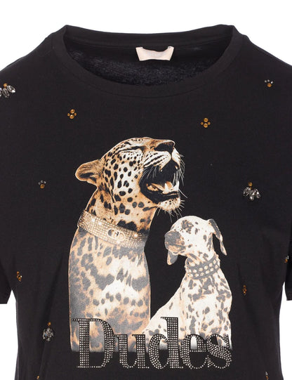 T-shirt Preta
