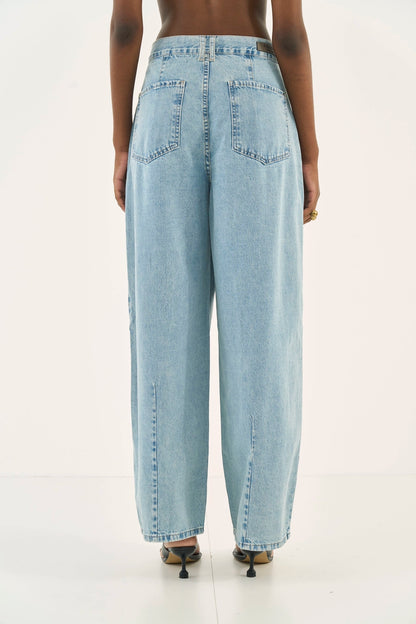 Calça Jeans Leoni Wide Leg