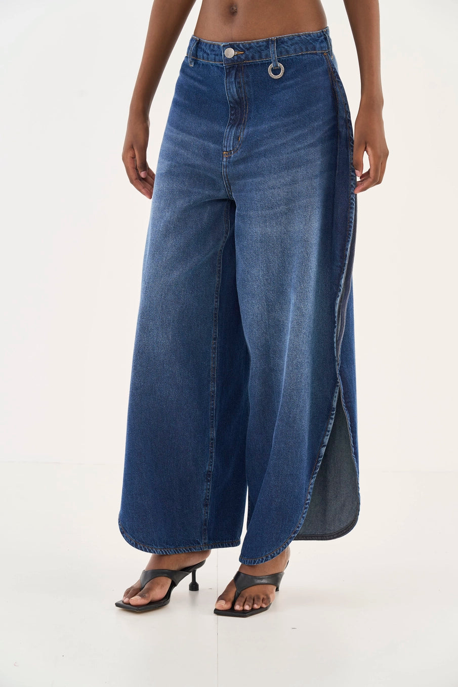 Calça Jeans Wide Leg