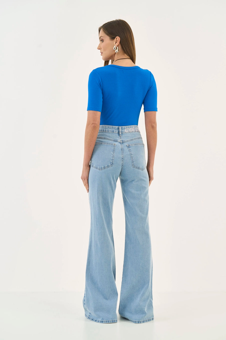 Calça Jeans Flare