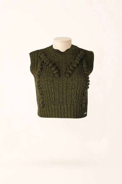 Top Cropped em Tricot