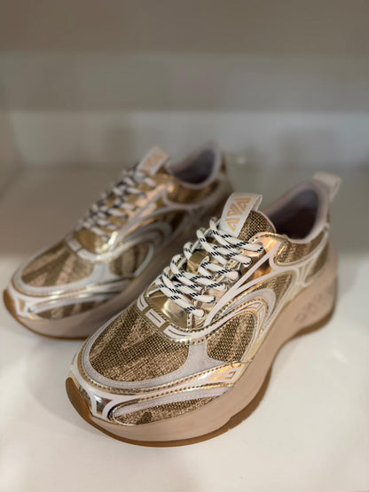 Ténis Chunky Natural Gold