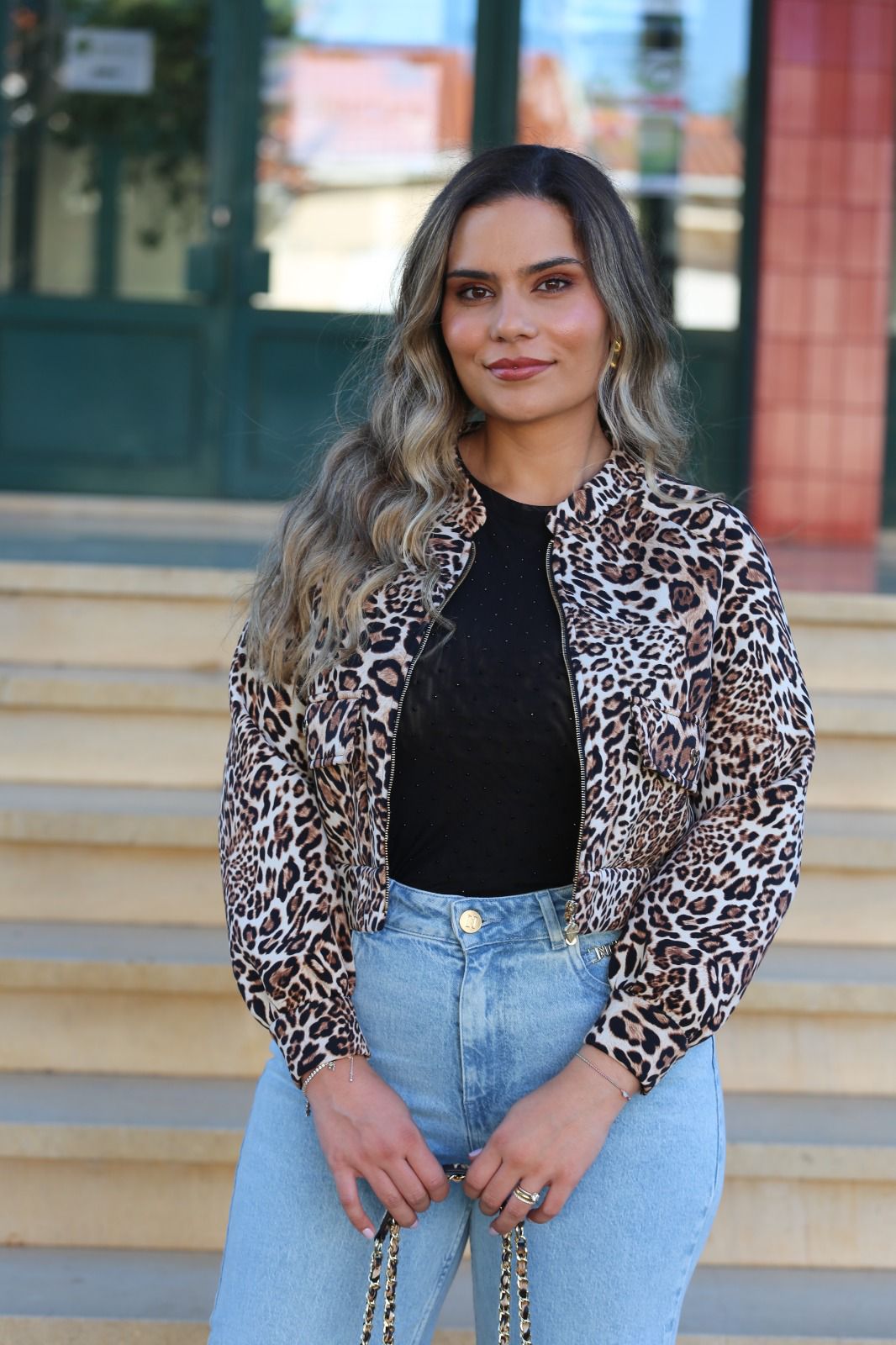 Bomber Animal Print