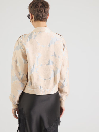 Casaco jacquard de organza