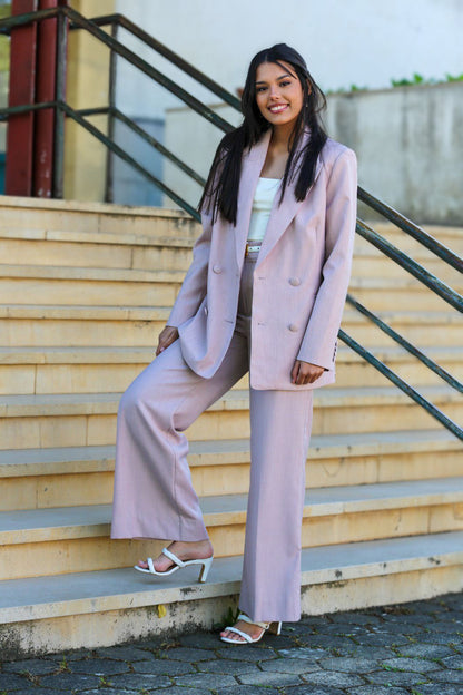 Blazer DILLEN de corte reto