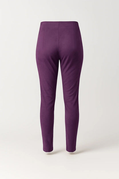 Leggings em efeito camurça