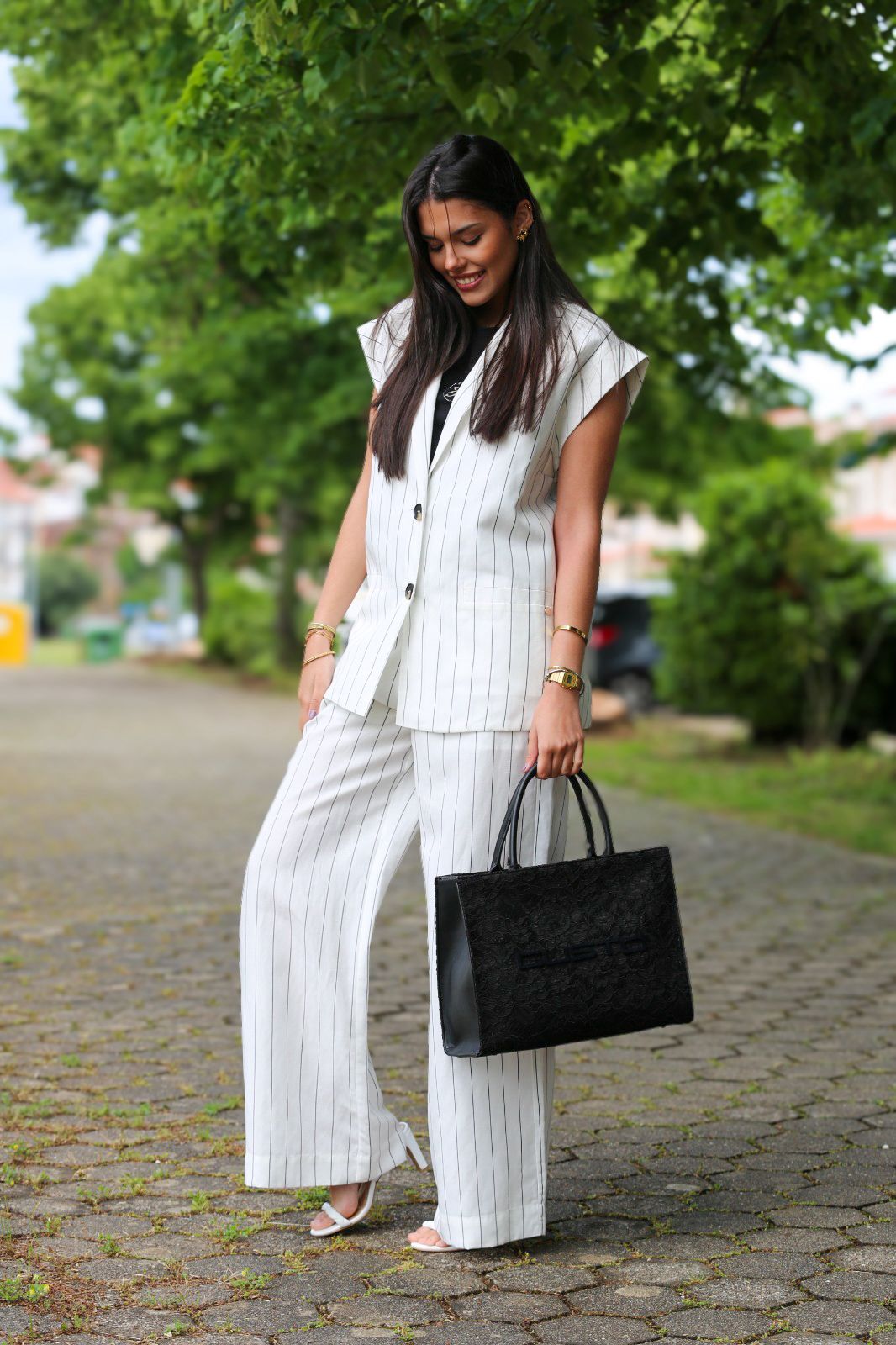 Conjunto Risca de Giz Off White