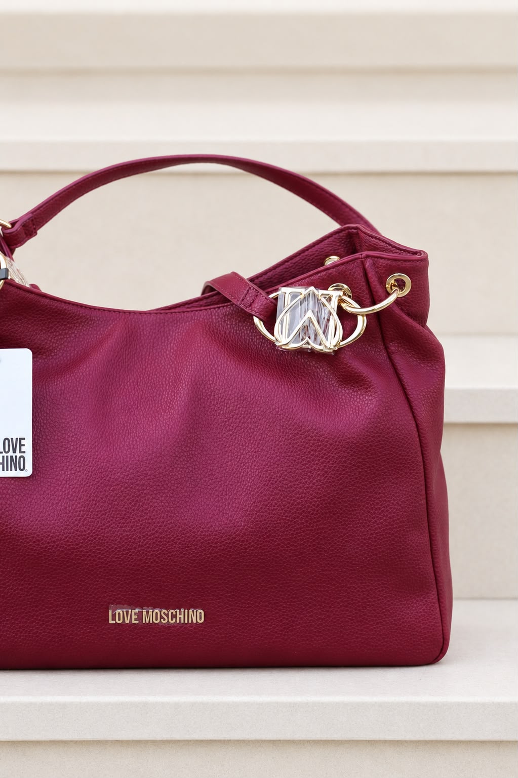 Mala Love Moschino Bordô