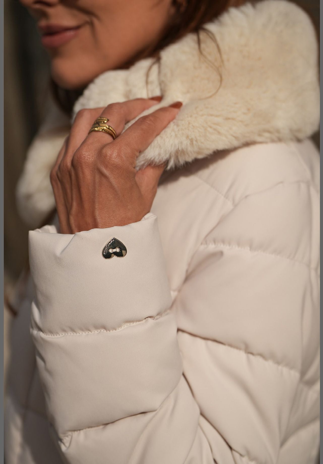 Casaco Acolchoado com Pêlo