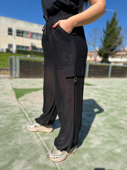 Conjunto Liu Jo – Top & Calça Wide Leg Preto