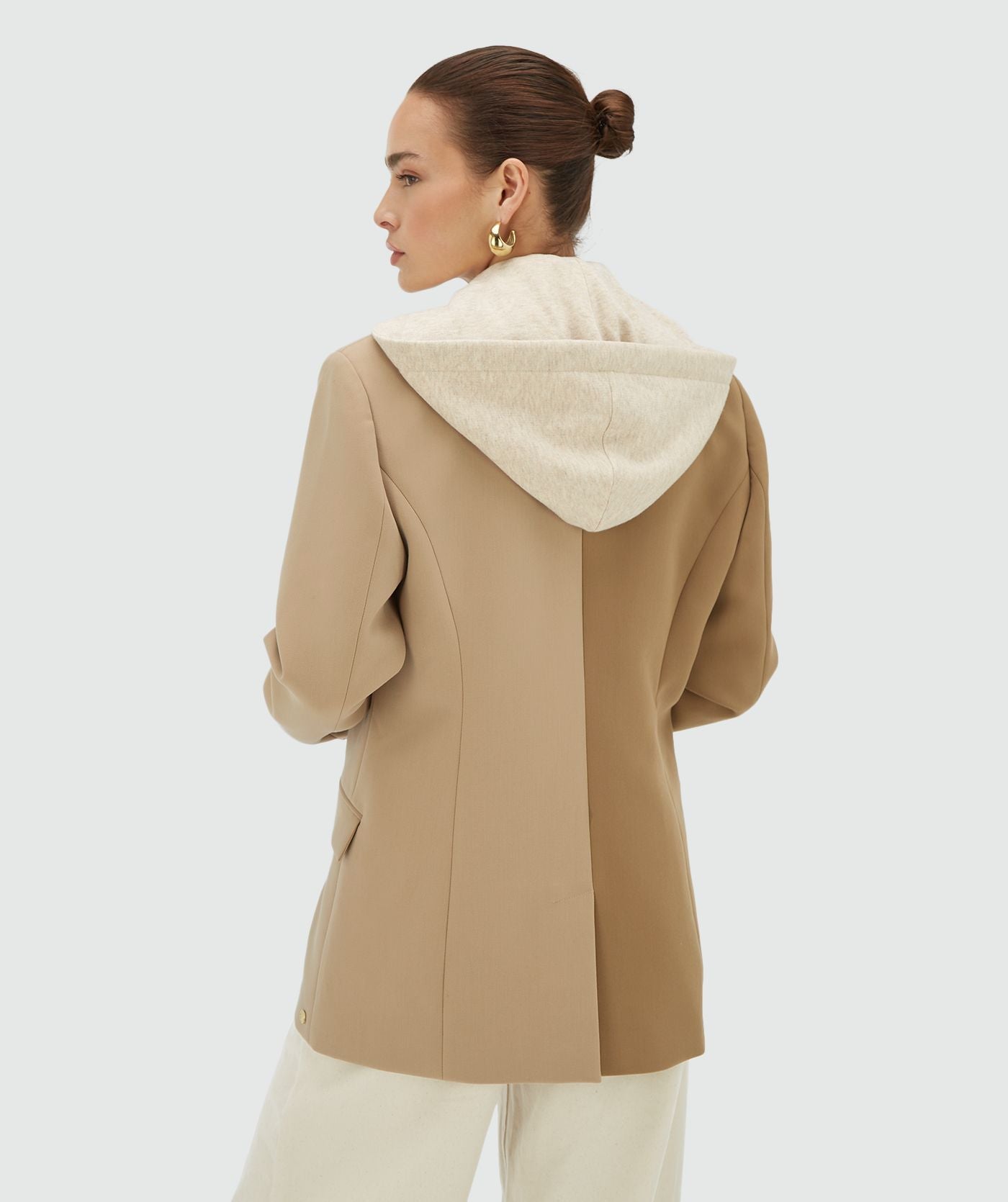 Blazer oversized bicolor