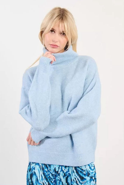 Camisola de gola alta oversized