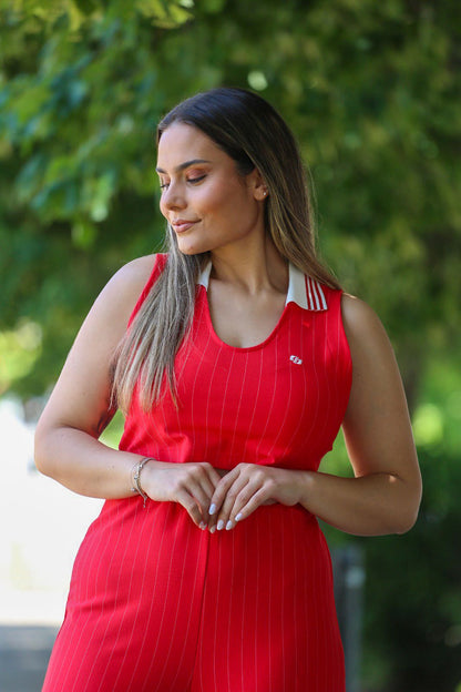 Conjunto Colcci Vermelho Risca