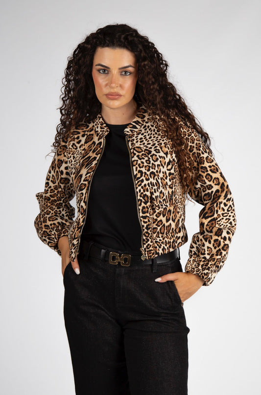 Bomber Animal Print