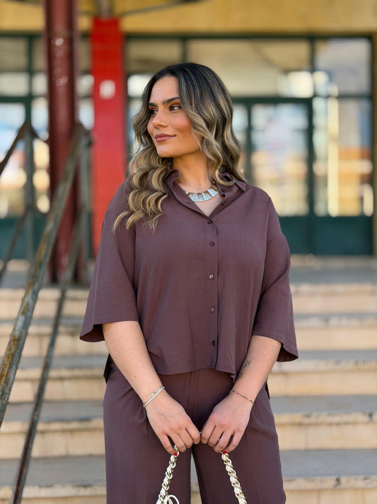 Blusa estilo oversize