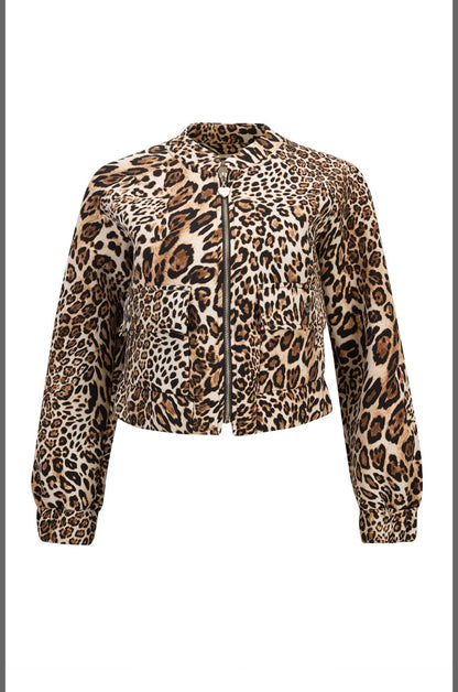 Bomber Animal Print