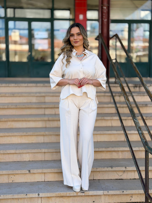 Blusa estilo oversize