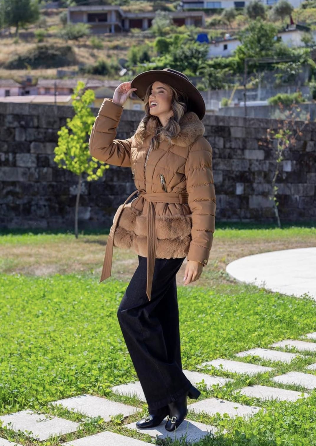 Casaco Acolchoado com Pêlo