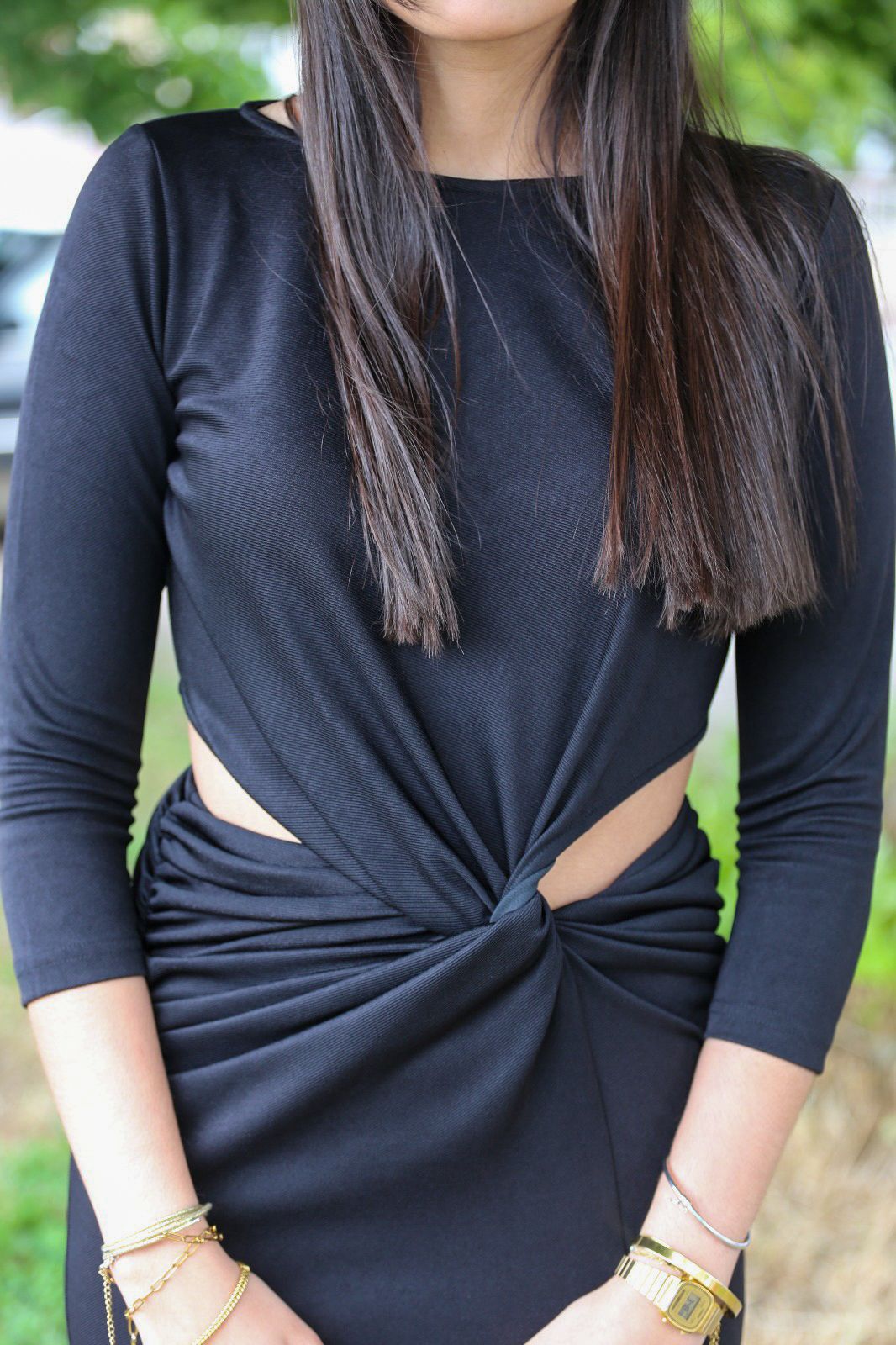 Vestido Longo com Brilho Subtil