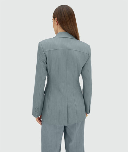 Blazer ajustado KASSIDY - azul celeste mesclado