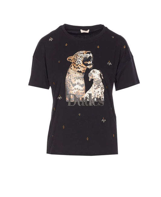 T-shirt Preta