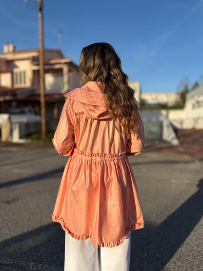 Parka Leve com Cintura Ajustável