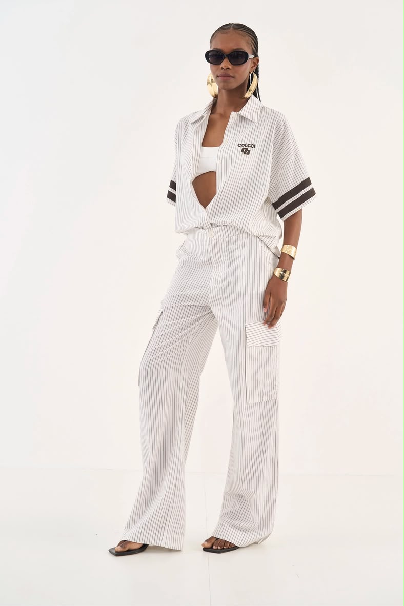 Conjunto Riscas Colcci – Camisa + Calça Cargo